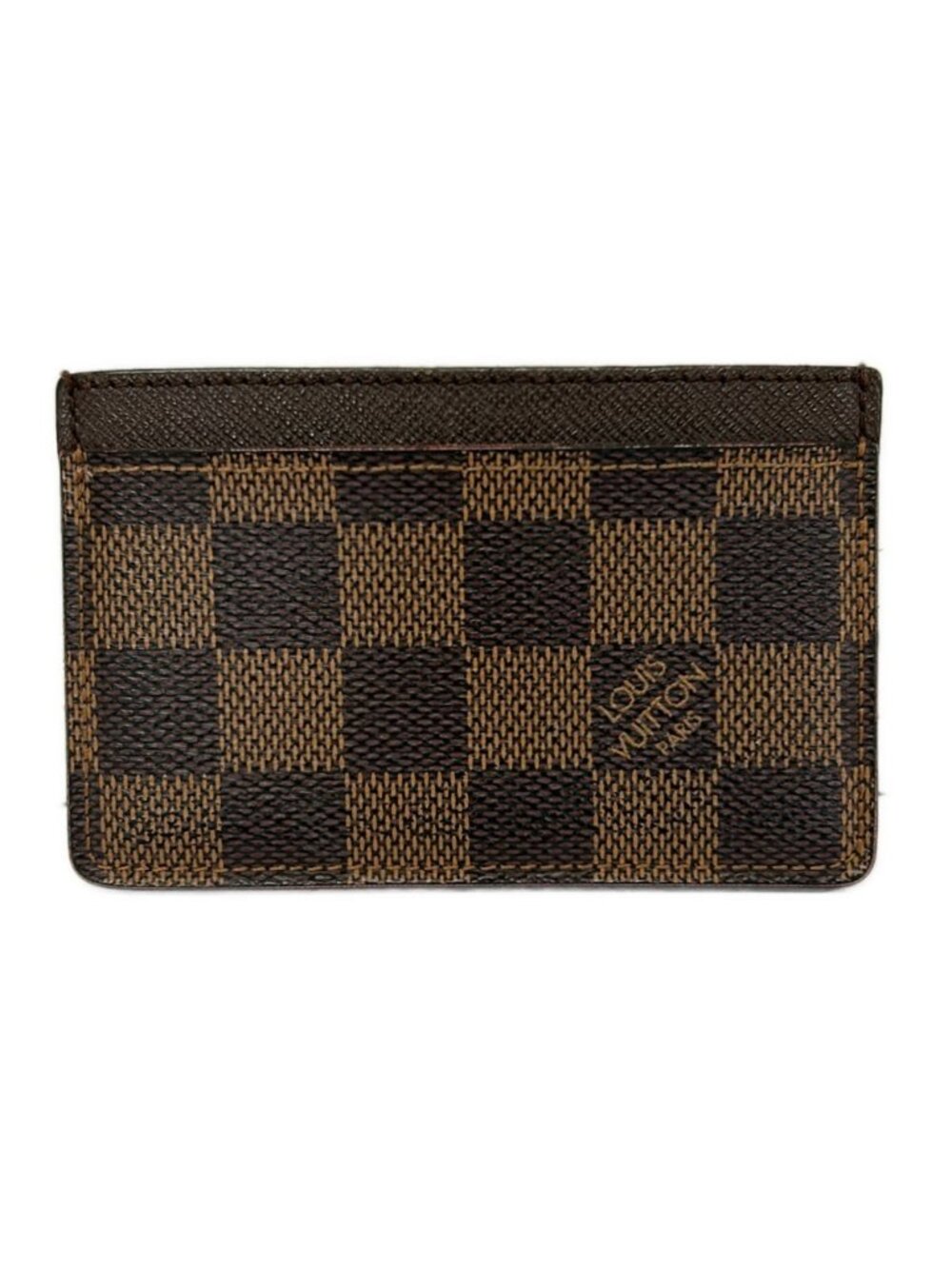 Louis Vuitton Card Case Damier Porte Cartes Simple Ebene